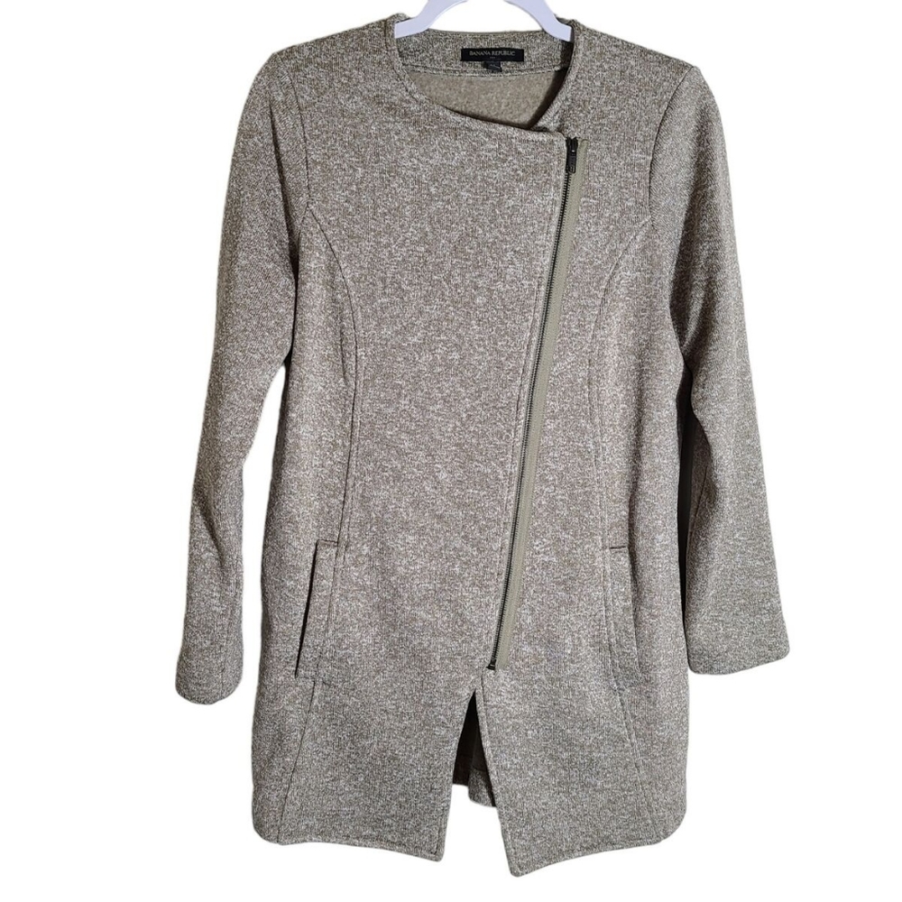 Banana Republic Asymmetrical Zip up Jacket Size Size S